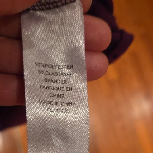 Reitmans Sleeveless Lace-Back Shell in Deep Berry - Picture 3 of 6